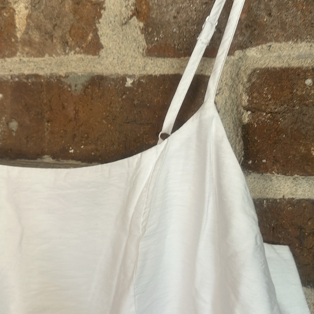 121 A new day white lined maxi dress bow sz XL NWT - Picture 2 of 4
